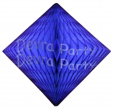 Dark Blue Hanging Diamond Decoration (12 pcs)