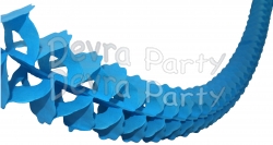 12 Foot Turquoise Oval Garland (12 pcs)