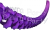 12 Foot Purple Oval Garland (12 pcs)