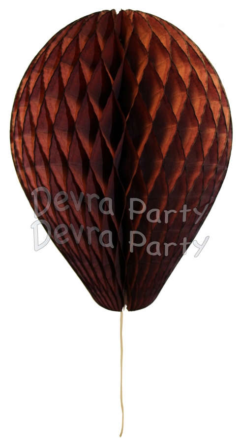 11 Inch Brown Honeycomb Balloon Decoration (12 pieces) - Click Image to Close