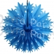 19 Inch Tissue Paper Snowflake Turquoise (12 pcs)