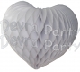Heart Decoration 18 Inch White (12 pcs)
