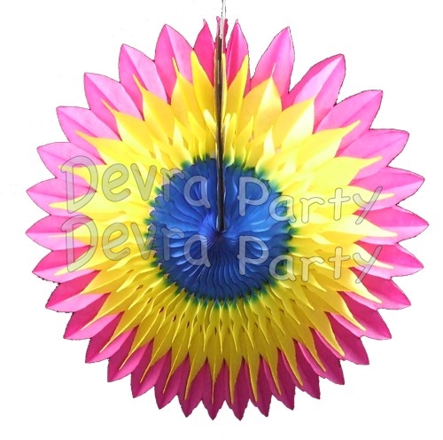 20 Inch Flower Fan (12 pcs) - Click Image to Close