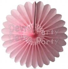 Tissue Paper Fanburst Decoration Pink (12 pcs)