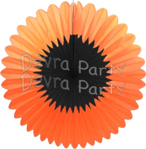 27 Inch Halloween Deluxe Fan (12 pcs) - Click Image to Close