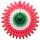 18 Inch Red White Green Christmas Fan Decoration (12 pcs)