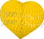 Heart Decoration 18 Inch Yellow (12 pcs)