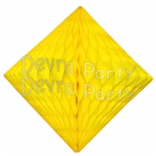 Yellow Hanging Diamond Decoration (12 pcs)