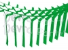 Light Green Streamer Garland Decoration (12 pcs)