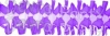 12 Foot Purple Spider Fringe Garland (12 pcs)