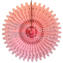 26 Inch Tissue Fan Pink (12 pcs)