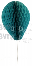 11 Inch Teal Honeycomb Balloon Decoration (12 pieces)