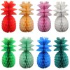 Honeycomb Pineapple Decoration, 13 inch- Solid (12 pcs)