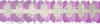 12 Foot Cross Garland Decoration Lilac & White (12 pcs)