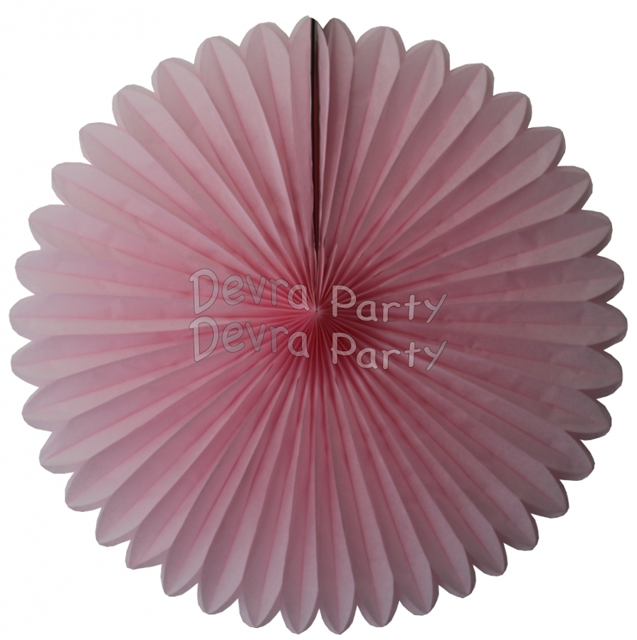 27 Inch Deluxe Fan Pink (12 pcs) - Click Image to Close