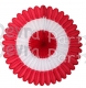 27 Inch Deluxe Fan Red White Red (12 pcs)