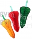 Chili Peppers 15 Inch Honeycomb Tissue Paper Decoration (12 pcs)