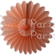 Peach Fanburst Decoration - Classic Pastel (12 pcs)