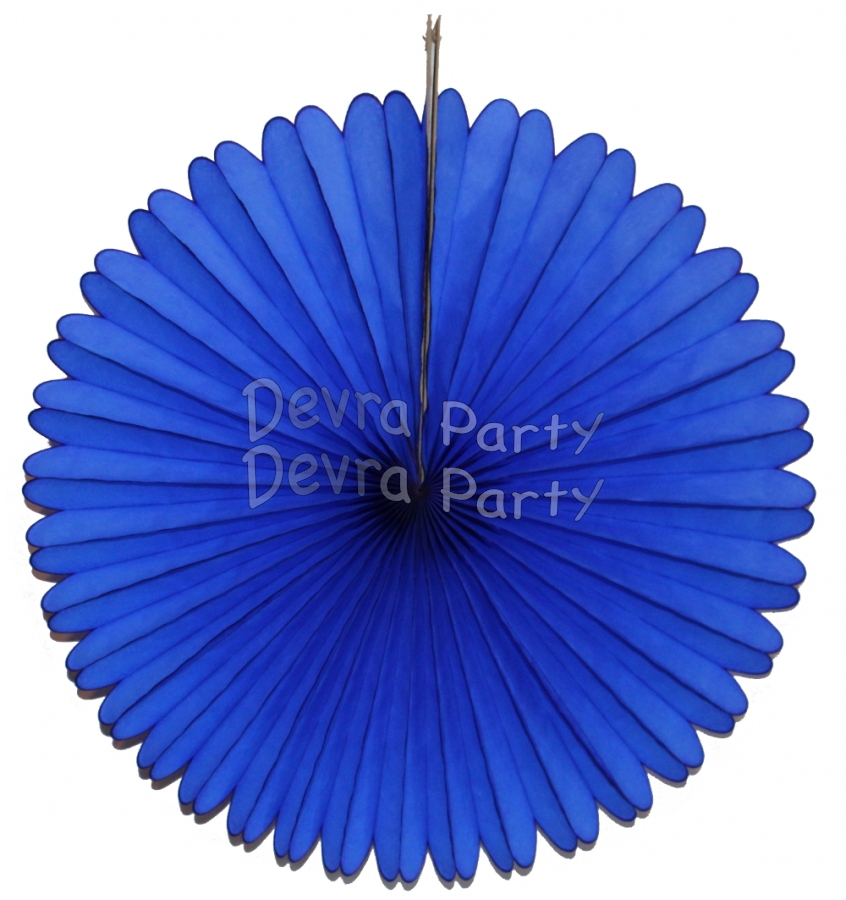 13 Inch Fan Dark Blue Decorations (12 PCS) - Click Image to Close