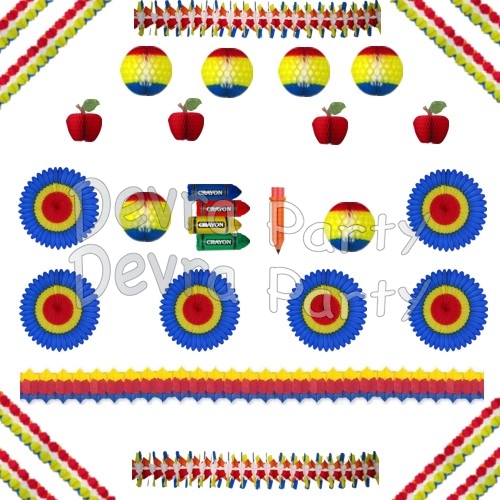 Back To School Decorations Kit (30 Pieces) - Click Image to Close