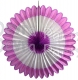 27 Inch Deluxe Fan Lilac White Lilac (12 pcs)