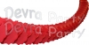 12 Foot Red Oval Garland (12 pcs)