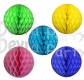 19 Inch Honeycomb Ball Solid Colors (12 pcs)