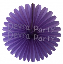 13 Inch Fan Decorations Lavender (12 PCS)
