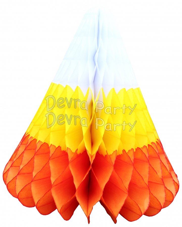 16 Inch Candy Corn Decoration (6 pcs) - Click Image to Close