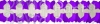 12 Foot Cross Garland Decoration Purple & White (12 pcs)