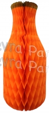15 Inch Tissue Paper Orange Juice Bottle Decoration (6 pcs)