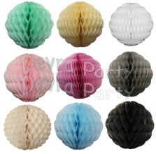 Solid Honeycomb Puff Ball, 8 Inch (12 pcs)