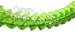 12 Foot Lime Oval Garland Decoration (12 pieces)