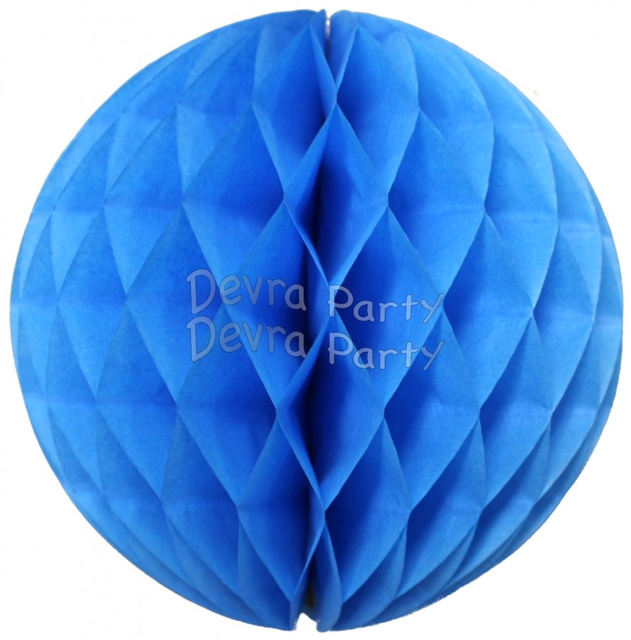 Turquoise Tissue Paper Ball (12 pcs) - Click Image to Close