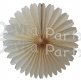 13 Inch Fan Decorations Classic and Vintage Ivory (12 PCS)