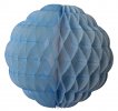 8 Inch Puff Ball Cool Blue and White (12 pcs)