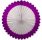 27 Inch Deluxe Fan Purple White (12 pcs)