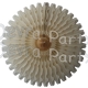 26 Inch Tissue Fan Classic and Vintage Ivory (12 pcs)
