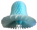 Light Blue Honeycomb Bell (12 Pieces)