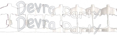 6 Foot Tissue Paper Umbrella Garland (12 pcs) - Click Image to Close