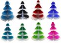 12 Inch Honeycomb Tissue Paper Frosted Tree (12 pcs) -ALL COLORS