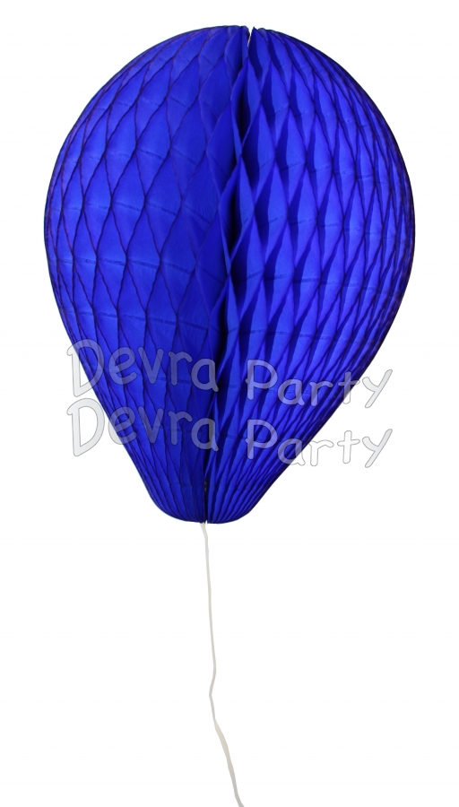11 Inch Dark Blue Honeycomb Balloon Decoration (12 pieces) - Click Image to Close