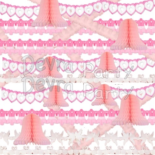 Wedding Honeycomb Decoration Party Kit - Click Image to Close