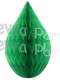 5 Inch Light Green Rain Drop Ornament Decoration (12 pcs)