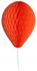11 Inch Orange Honeycomb Balloon Decoration (12 pieces)