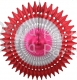 Valentine Tissue Fan Decoration 21 Inch (12 pcs)