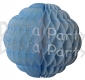 14 Inch Puff Ball Cool Blue and White (12 pcs)