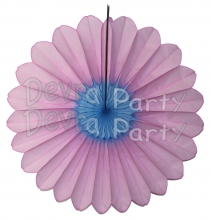 Pink and Blue Tissue Paper Fanburst (12 pieces)