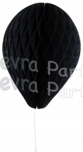 11 Inch Black Honeycomb Balloon Decoration (12 pieces)