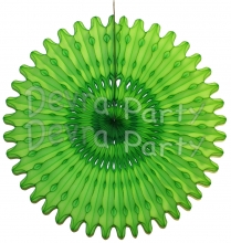 26 Inch Tissue Fan Lime Green (12 pcs)